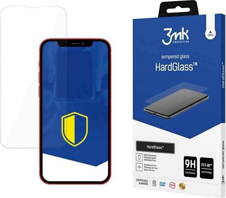 3MK HardGlass for iPhone 13 Pro (1 Stück, Apple iPhone 13 Pro)