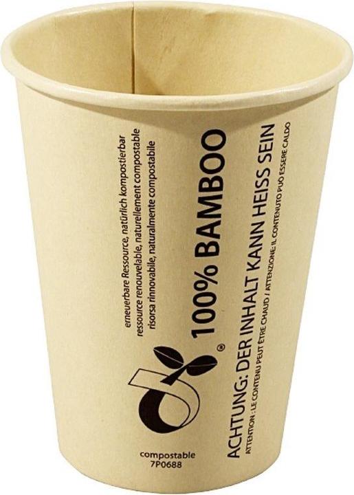 Image du produit No Name Tasse à café bio en bambou 300ml (50 x)