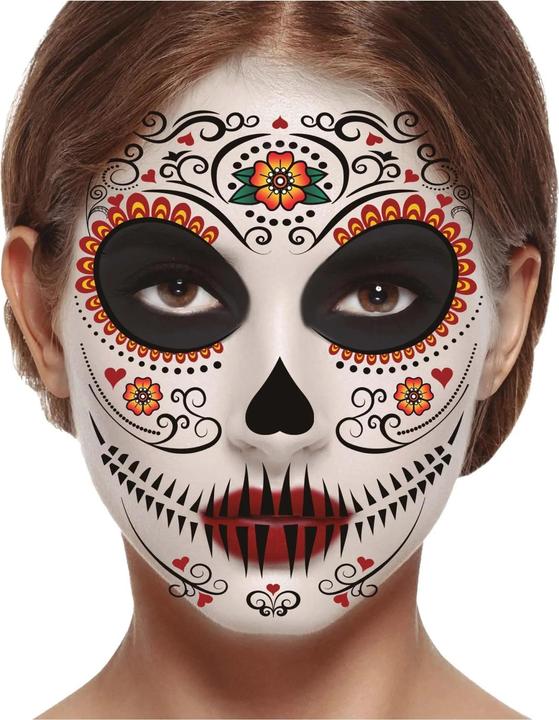 Image du produit Fiesta Sugar Skull Catrina tatouage visage (Taille unique)