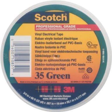 Produktbild 3M Isolierband Scotch® 35 Grün (L (19 mm)