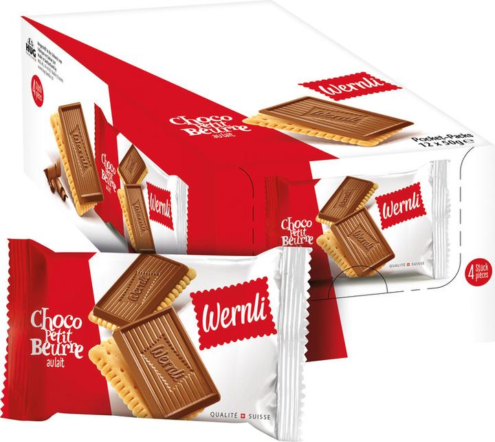 Produktbild Wernli Mini Choco Petit Beurre 300 Stück (300 Stk., 1650 g)
