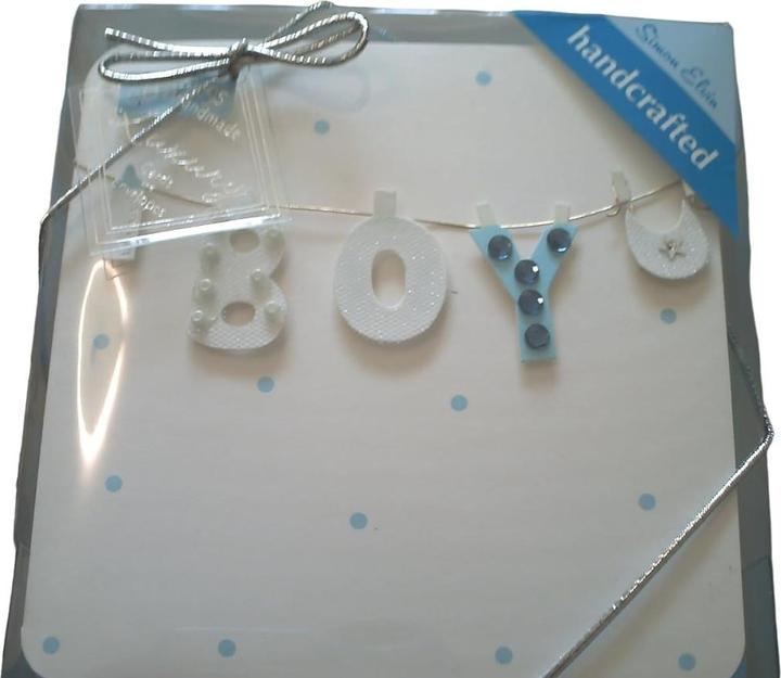 Produktbild Simon Elvin Grusskarte Baby Boy Geburtsanzeige (1 Stk.)
