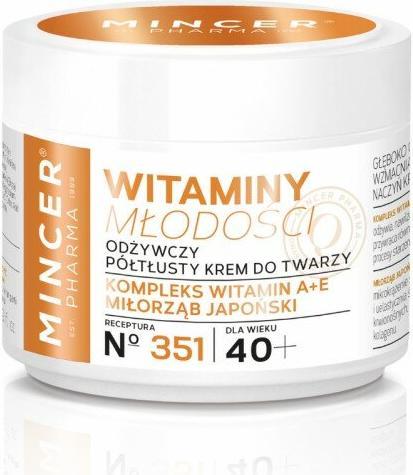 Kenwood Witaminy Młodości 40+ Pflegende Halbfett-Gesichtscreme Nr. 351 50ml (Sonnencreme, 50 ml)