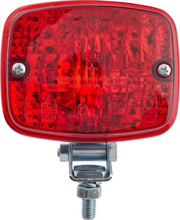 Actual product image Hella Halogen rear fog light for BOMAG DEMAG LINDE MAN STEINBOCK (P21V)