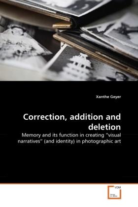 Produktbild Correction, addition and deletion (Xanthe Geyer, 2011)