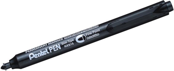 Immagine prodotto Pentel Marchio permanente NXS15 con meccanismo a pressione, nero (Nero, 1 mm, 1 x)
