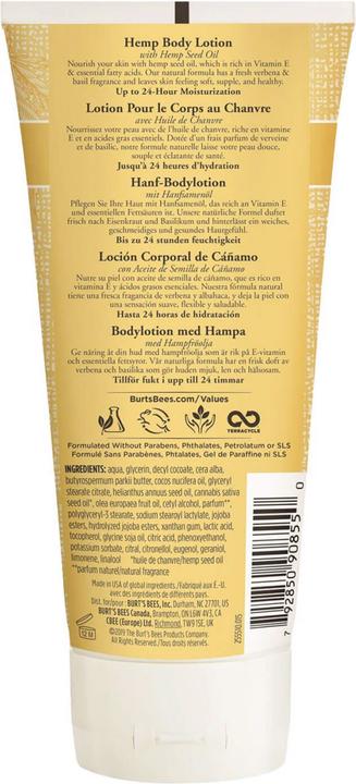 Image du produit Burt's Bees Lotion pour le corps au chanvre (Lotion pour le corps)