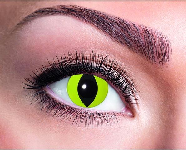 Image du produit Eyecatcher Lentilles de contact UV chat (Jaune)