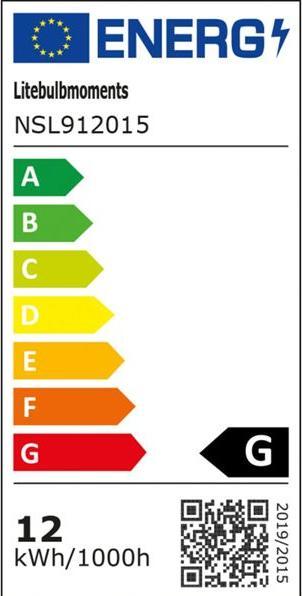 Energy Label Nordic Smartlight Lite bulb moments - Smart Waterproof LED strip 5M RGBW (Multicoloured, 500 cm, Indoor, Outdoor)
