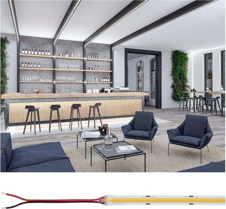 Image du produit Paulmann Bandeau lumineux à LED PAUL (Blanc neutre, 500 cm, Intérieur)