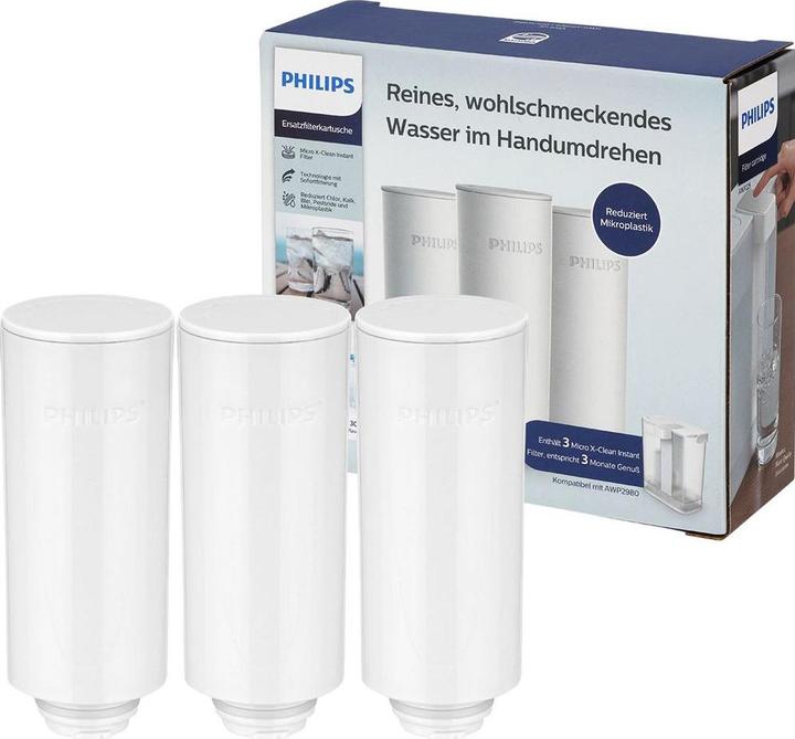 Philips 3 filtri per Power Pitcher Micro X-Clean (3 x)
