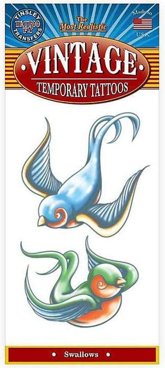 Produktbild Tinsley Transfers Schwalben Tattoo | Klebetattoos