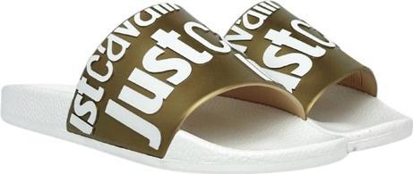 Just Cavalli Fondo Pool Dis Flip-Flops für Damen. 1 Weiss