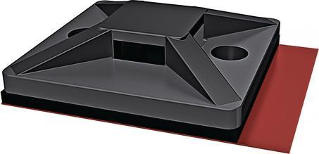 Actual product image HellermannTyton Mounting base (Fixing loops, 19 mm, 1 pcs.)