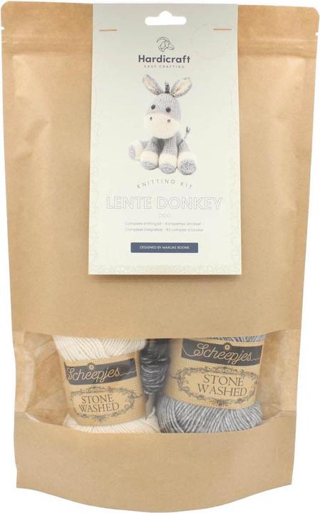 Actual product image Hardicraft Elmar Donkey - Knitting set