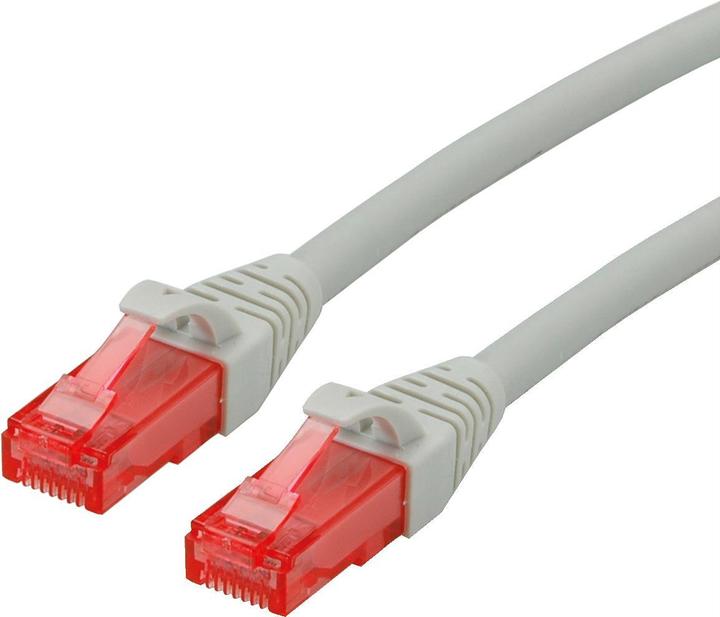 Produktbild Secomp ROLINE Patch Cable UTP, RJ45-RJ45 grey, Component Level, LSOH (U/UTP, CAT6, 10 m)
