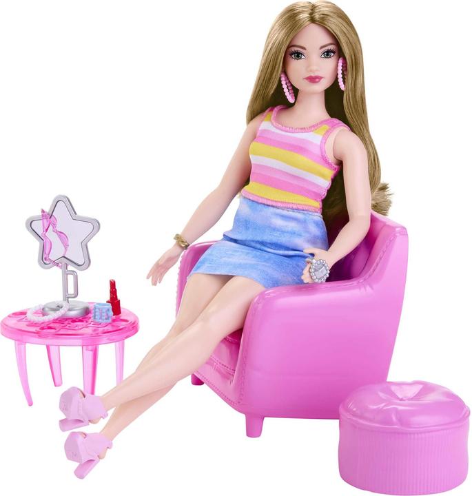 Produktbild Barbie Stylistin und Kleiderschrank (Puppe & Accy)