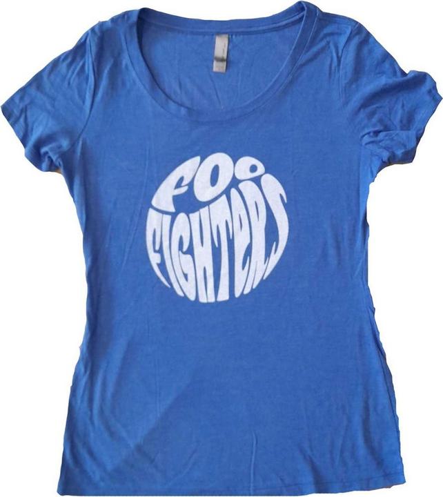 Immagine prodotto Foo Fighters Maglietta donna/donna anni '70 in cotone con logo (S)