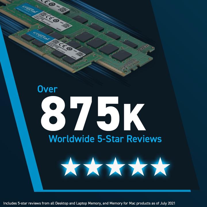 Produktbild Crucial Desktop Memory (2 x 16GB, 4800 MHz, DDR5-RAM, DIMM)
