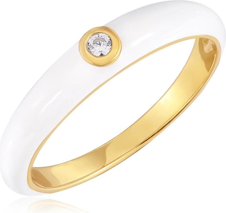 Glanzstücke München Damen Sterling Silber Zirkonia Gelbgold - 33804