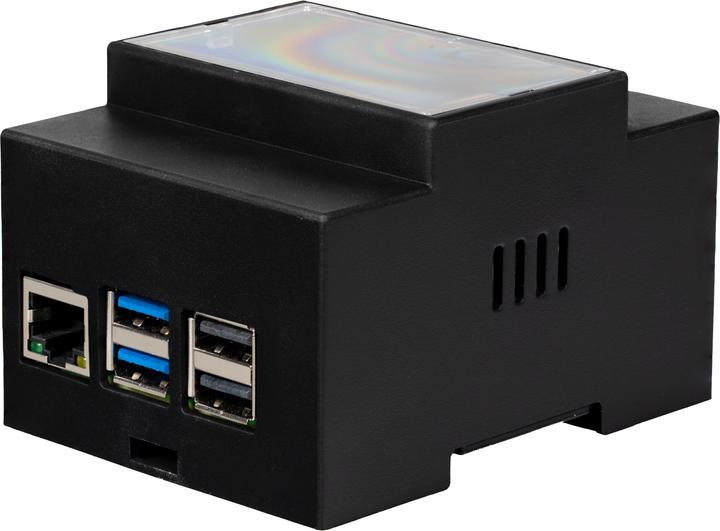 Produktbild Raspberry Pi Rpi Pi5 Hutschienen Geh Plastik