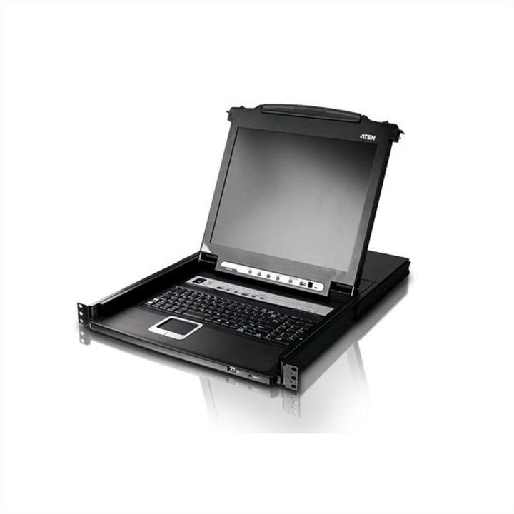 Produktbild Aten CL5708N ES KVM-Switch 8-Port 19"-LCD Single Rail (PS/2-USB VGA) ES-Layout
