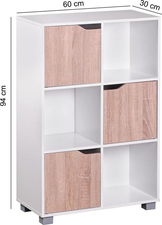 Produktbild FineBuy Bücherregal (60 x 29 x 120 cm)