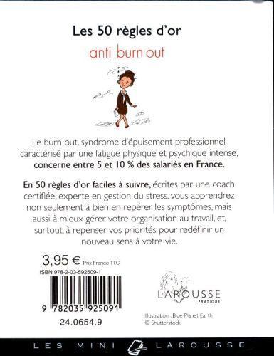 Image du produit Larousse pratique 50 règles d'or anti-burn-out (Français, Gallo Latifa, 2016)