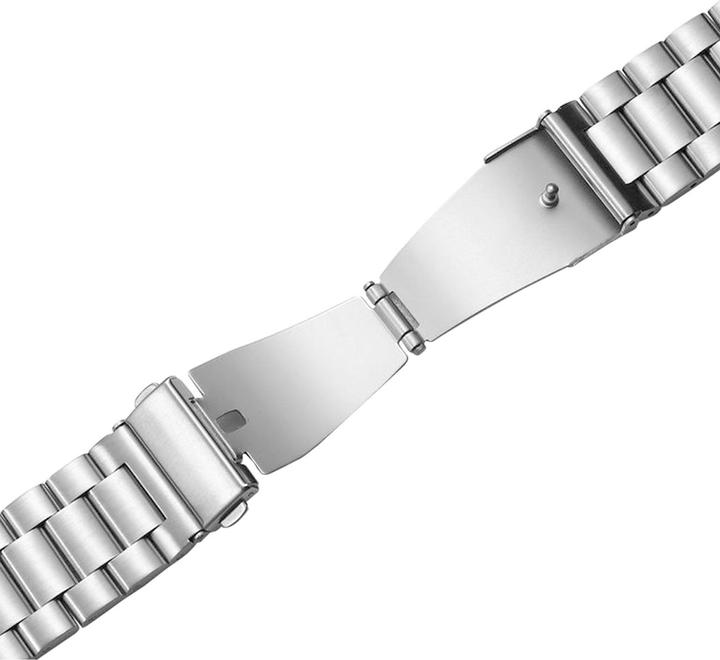 Actual product image Puro METAL Stainless Steel Strap for Samsung Galaxy Watch 4 / 4 Classic / 5 / 5 Pro / 6 / 6 Classic (Stainless steel)