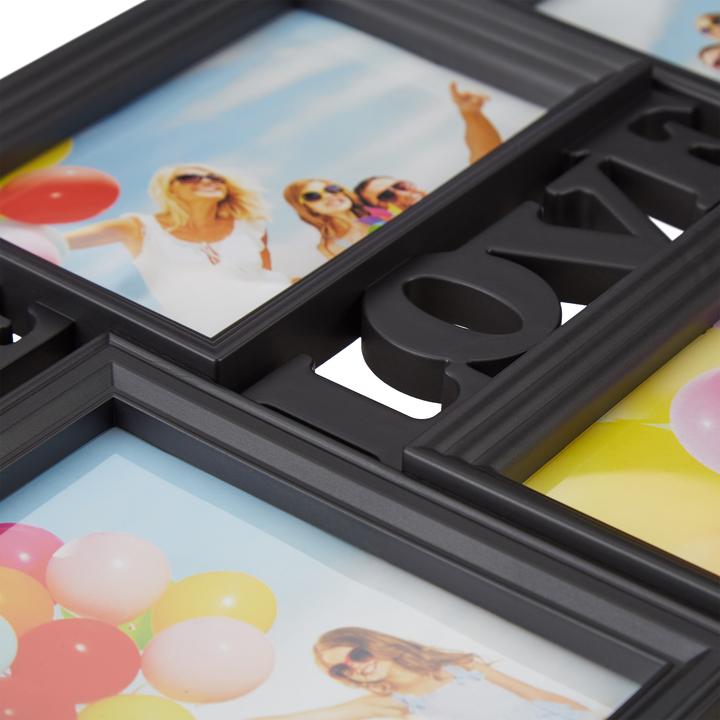 Immagine prodotto Relaxdays Portafoto multiplo Live Love Laugh (18 x 13 cm, 10 x 15 cm, 10 x 10 cm)