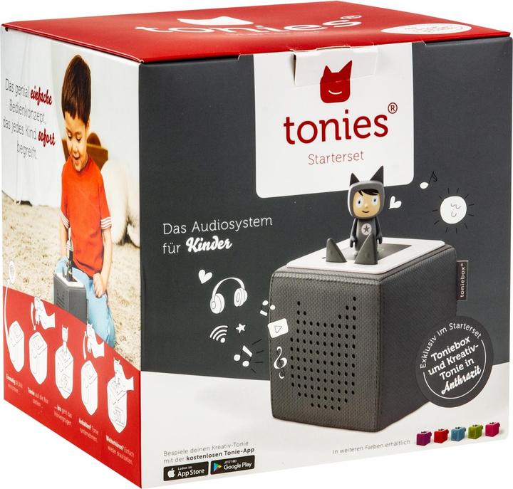 Actual product image Tonies Toniebox Starter Set Anthracite (Creative Tone) (German)