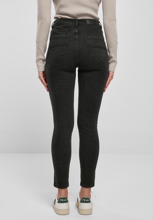 Actual product image Urban Classics Ladies Organic High Waist Skinny Jeans - 19415 (27)