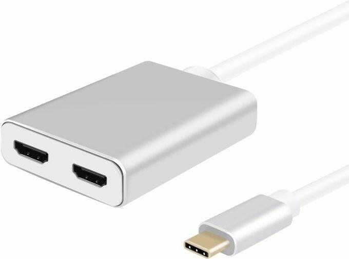 Helos Video/Audio-Splitter - USB-C männlich zu HDMI weiblich (USB Typ-C, 10 cm)