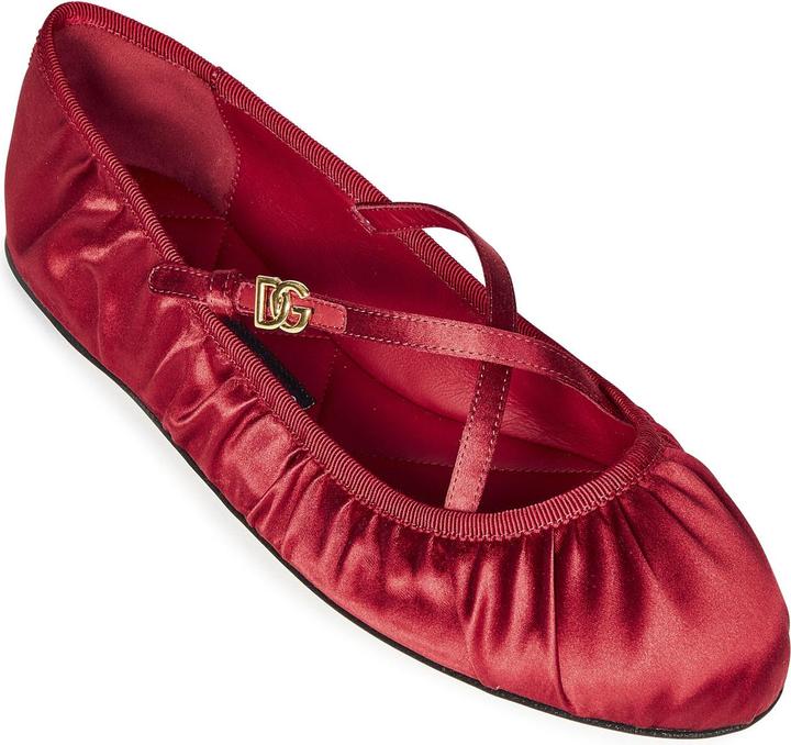 Actual product image Dolce & Gabbana Flat Shoes Red (39)