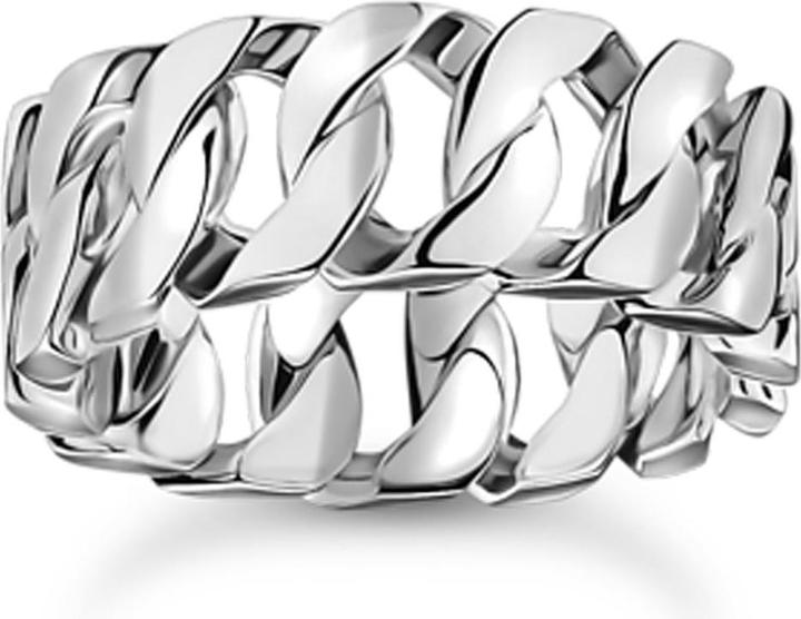 Thomas Sabo Ring Kettenglieder breit Silber