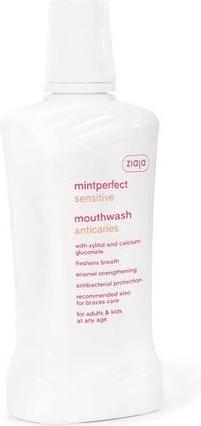 Actual product image Ziaja Mintperfekt Sensitiv płyn stomatologiczny przeciwpróchniczy 500ml (Body lotion, 500 ml)
