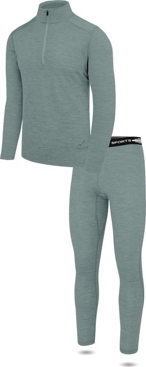 Immagine prodotto Normani Camicia e pantaloni uomo Merino a maniche lunghe Canberra/Sydney - 8827 (4XL)