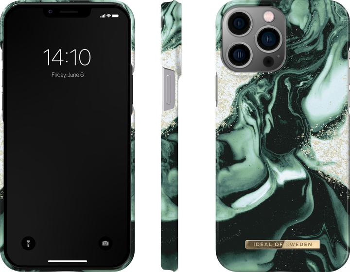 Produktbild iDeal Of Sweden Designer Hard-Cover Golden Olive Marble (Apple iPhone 13 Pro Max, Apple iPhone 12 Pro Max)