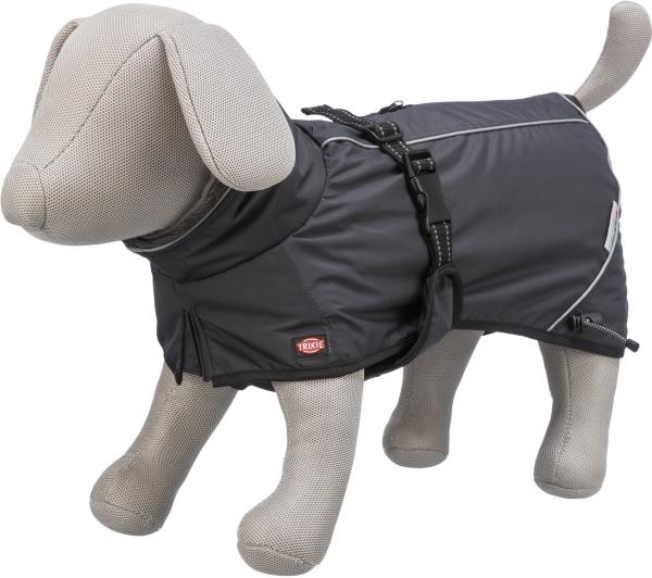 Actual product image Trixie Calvi, dog coat, black, XS: 30 cm (XS, Dog coat)