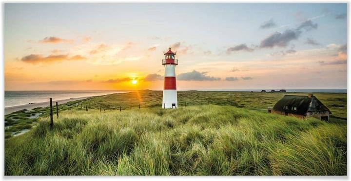 Produktbild Trenddeko Poster Leuchtturm auf Sylt 100 x 50 cm, Papier (11.5 x 11.5 x 63 cm)