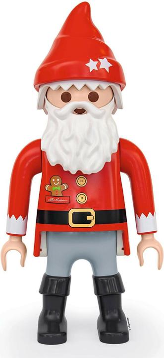Lechuza Dekoration Gnome, 68.5 cm, Grau/Rot