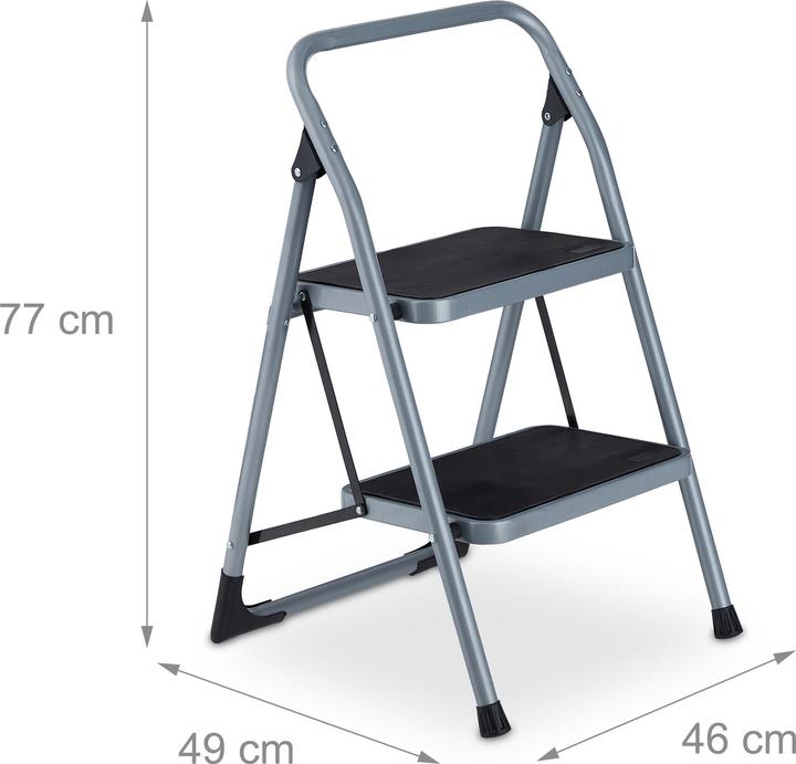 Produktbild Relaxdays Trittleiter (Trittleiter, 49 cm)