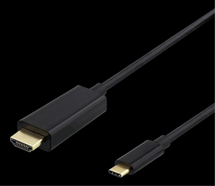 Immagine prodotto Deltaco Cavo da USB-C a HDMI, 2 m, 4K@60Hz, nero (2 m, USB)
