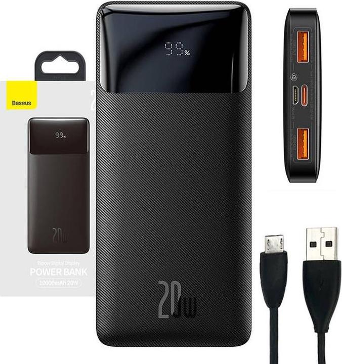 Actual product image Baseus Bipow (10000 mAh, 20 W, 37 Wh)