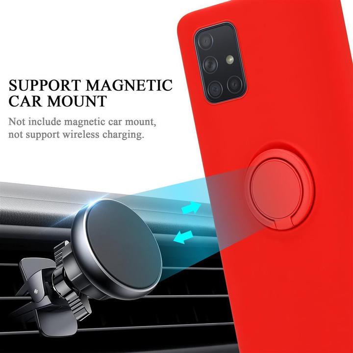 Image du produit Cadorabo TPU Liquid Ring Silicone Case Cover (Samsung Galaxy A71)
