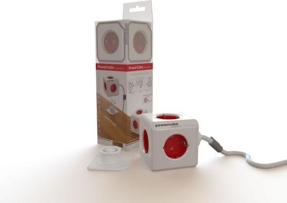 Actual product image Allocacoc PowerCube Extended incl. 1.5 m cable Type F (5 x, CEE 7/4, 1.50 m)