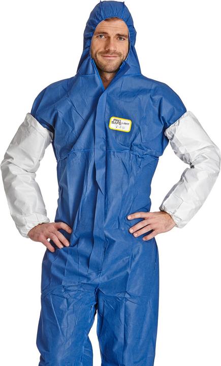 Top Swede ProSafe2-Armstulpen, MP-Film, 45 cm, beidseitiger Gummizug, weiss,CE KAT.III,Typ PB-6B, VE:200 Stück