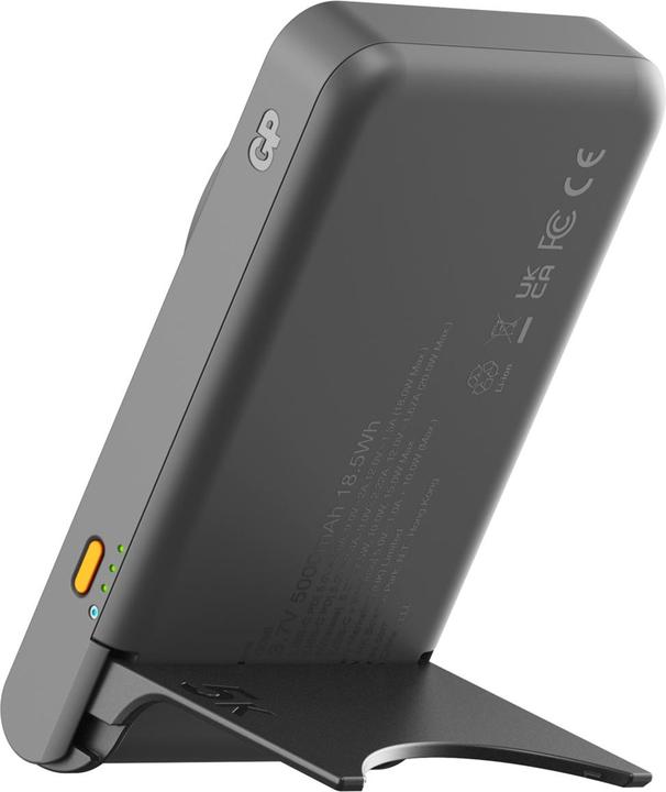 Actual product image GP Batteries GP Magnetic Safe 2-in-1 Wireless Powerbank & Charger 5000mAh (5000 mAh, 20 W, 18.50 Wh)