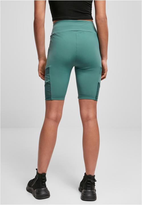 Actual product image Urban Classics Ladies High Waist Tech Mesh Cycle Shorts (XS)
