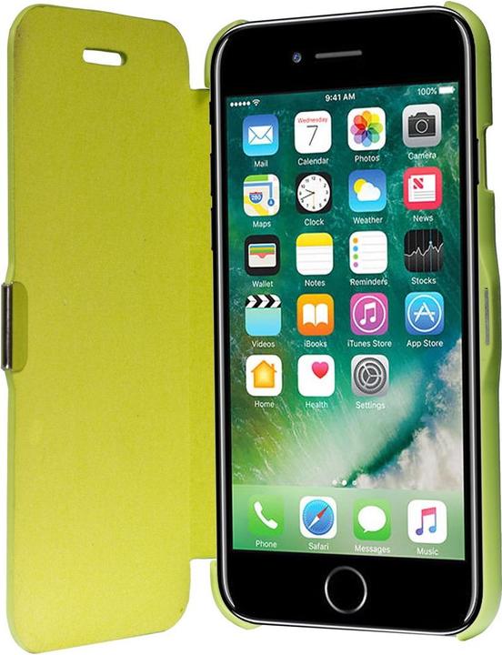 Produktbild König Design Apple iPhone 7 Hülle Case Handy Cover Schutz Tasche Flip Schutzhülle Schale Grün (Apple iPhone SE (2nd Gen), Apple iPhone 7)